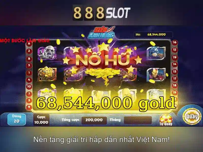 trải nghiệm slot 888SLOT